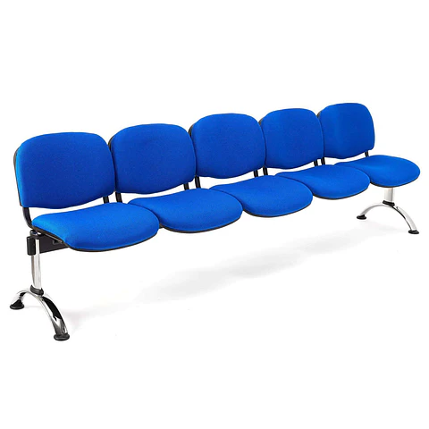 Banqueta De Espera Cinco Cuerpos Tapiz Tela
