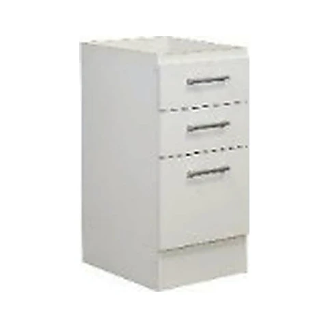 Base cajonera 40 (3 cajones) Blanco