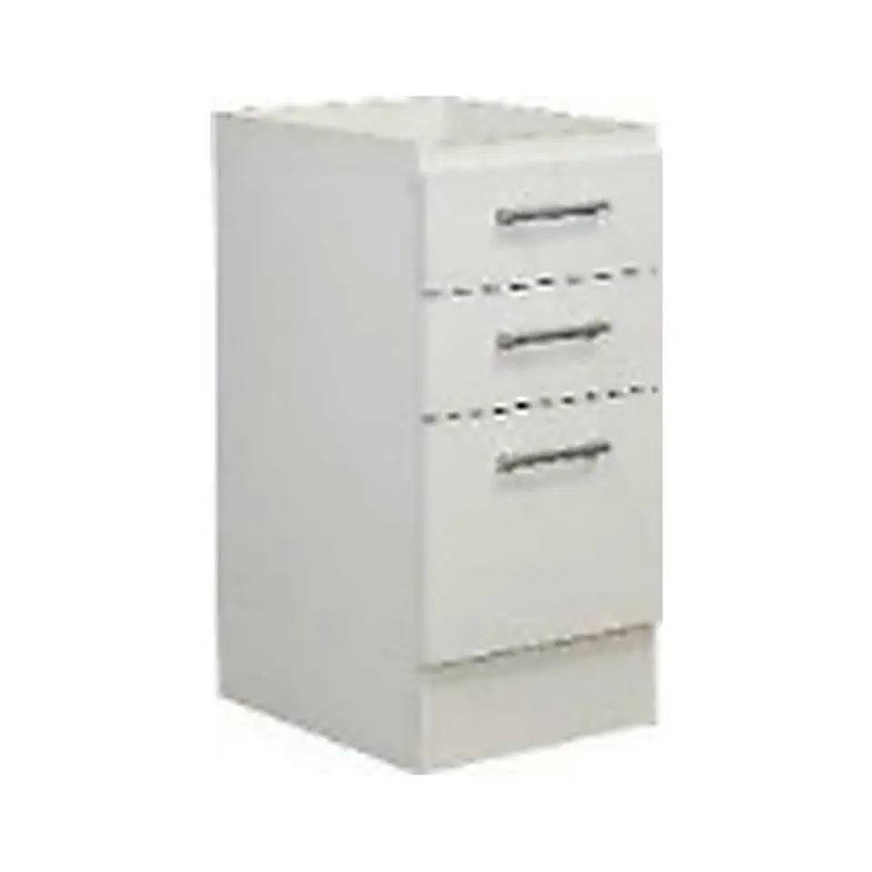 Base cajonera 40 (3 cajones) Blanco 1