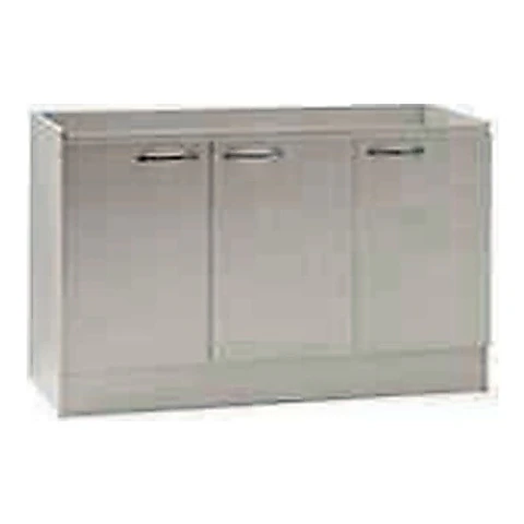 Base Lavaplatos Básico 3 puertas 1,2 mt Blanco