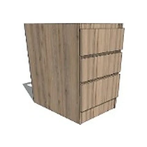 Base Cajonera 3 cajones 40 Roble Santana