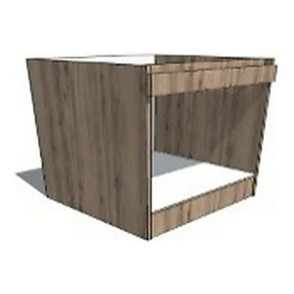 Base Horno Con cajón 60 Roble Santana 1
