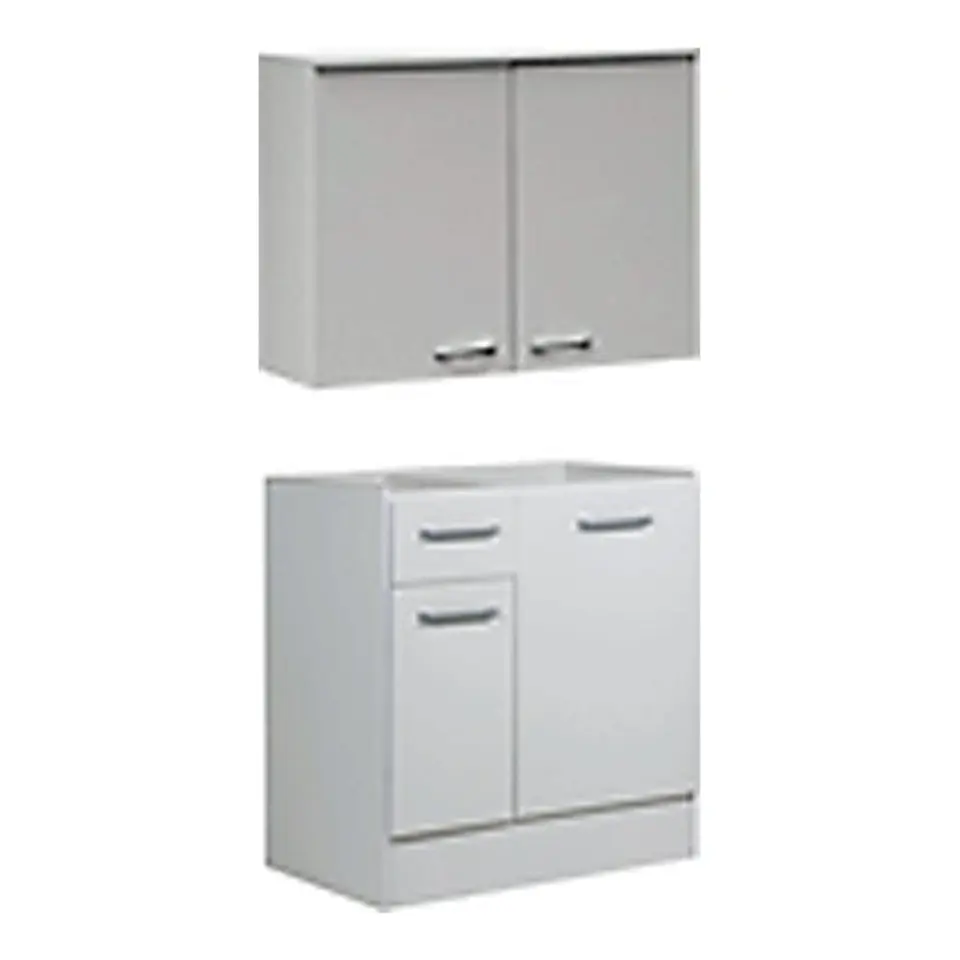 MURAL+MUEBLE BASE LAVAPLATO C/CAJ 80 BCO Blanco 1