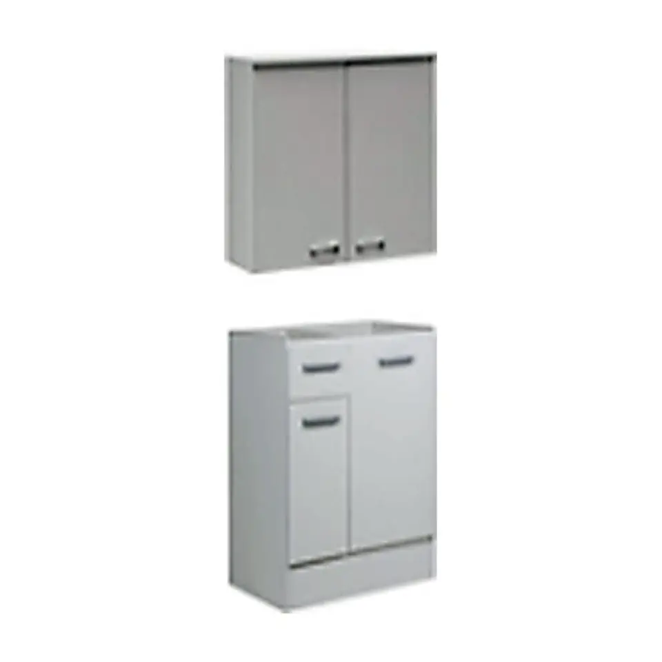 MURAL+MUEBLE BASE LAVAPLATO C/CAJ 100 BCO Blanco 1