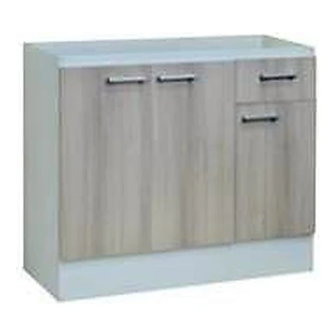 Base lavaplatos 3 Puertas + 1 cajón 1,2 mt Acacia