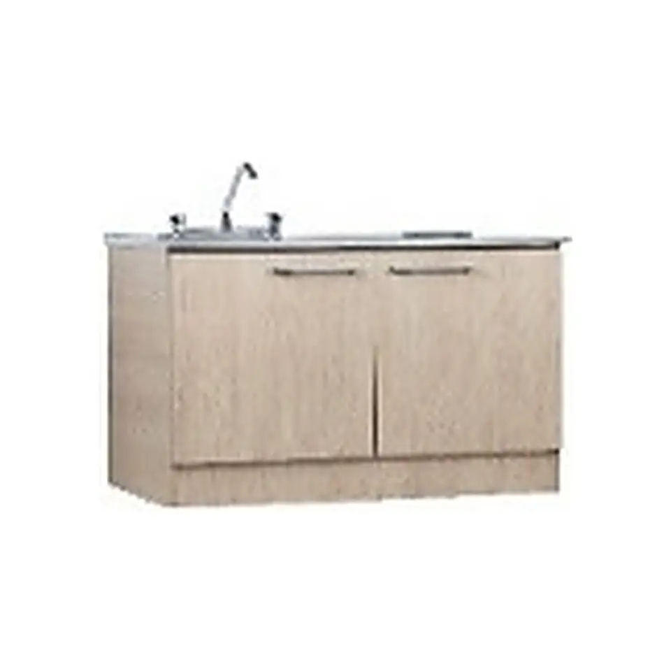 Kit Lavaplatos 1 mt secador derecho Beige 1