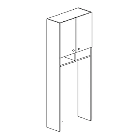 Organizador de baño Blanco