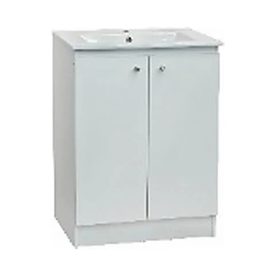 Vanitorio Barbados 59 cm Blanco Blanco 1