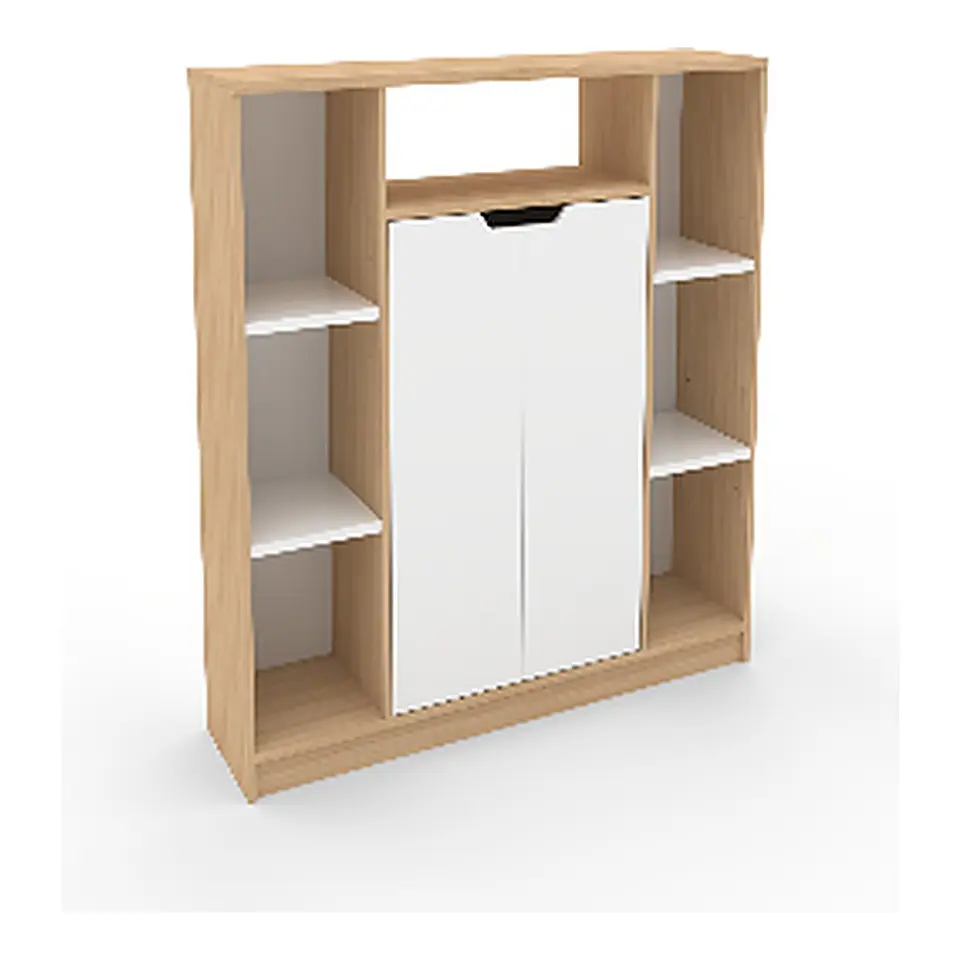 Rack Tv Navarra Misuri Blanco/Carvalo 1