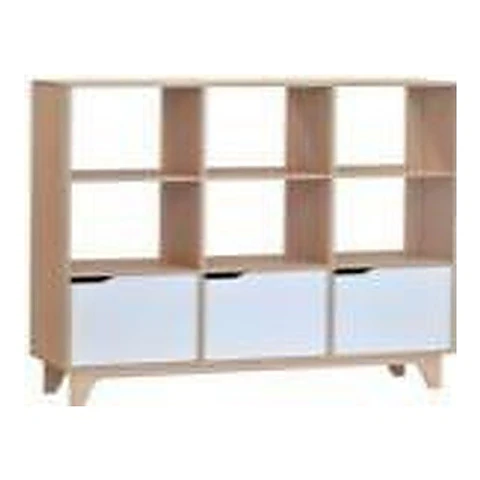 Estante Modular Bremen Carvalo / Blanco