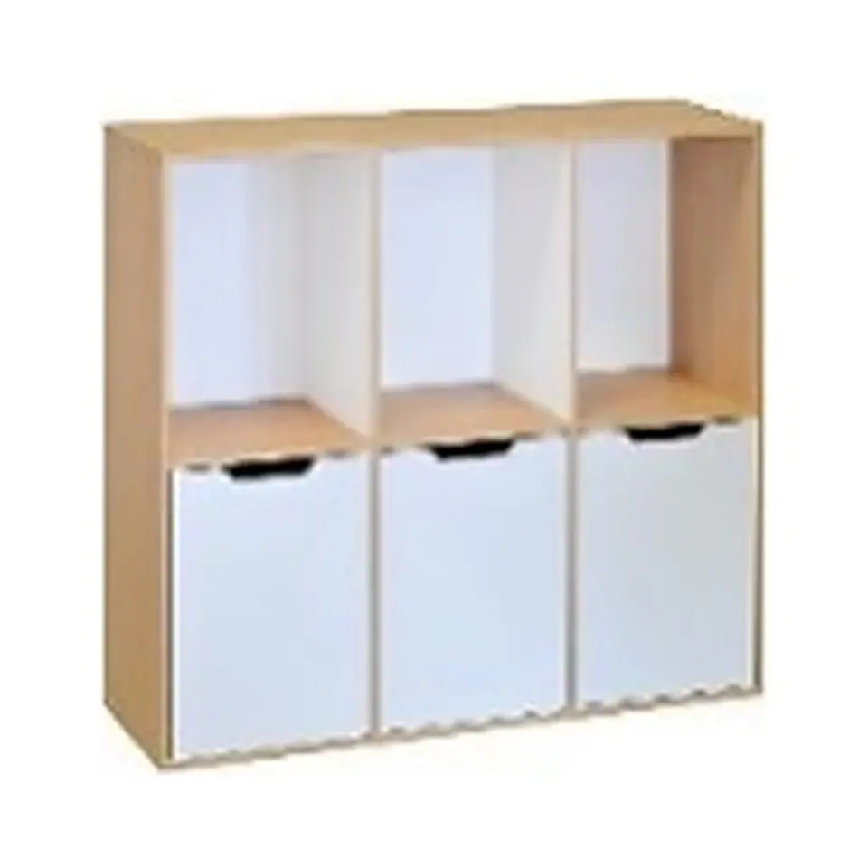 Organizador 6 espacios Carvalo / Blanco 1