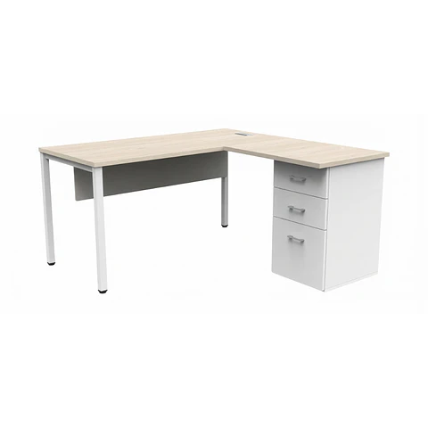 PARIS CAJONERA PEDESTAL CON FALDON  150x 150x75