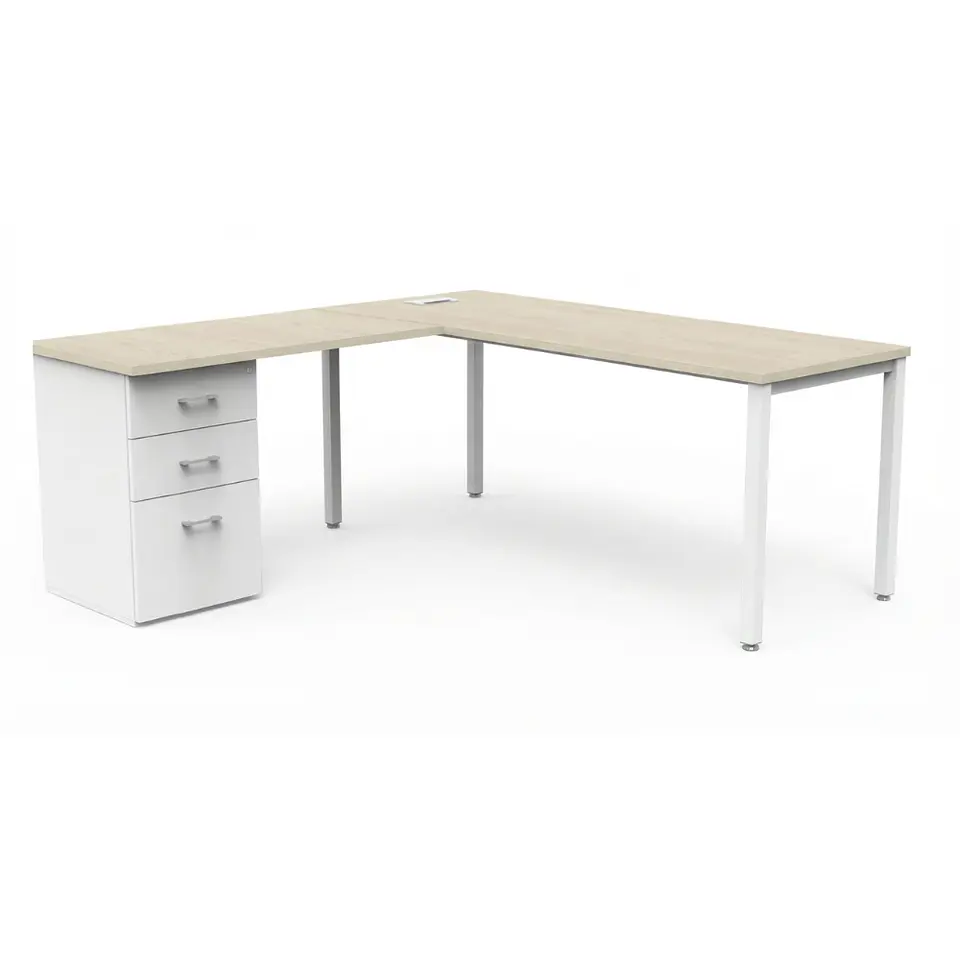 PARIS CON CAJONERA PEDESTAL SIN FALDON 180x180x75 1