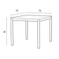 MESA PARIS 75x75x75 - Miniatura 2