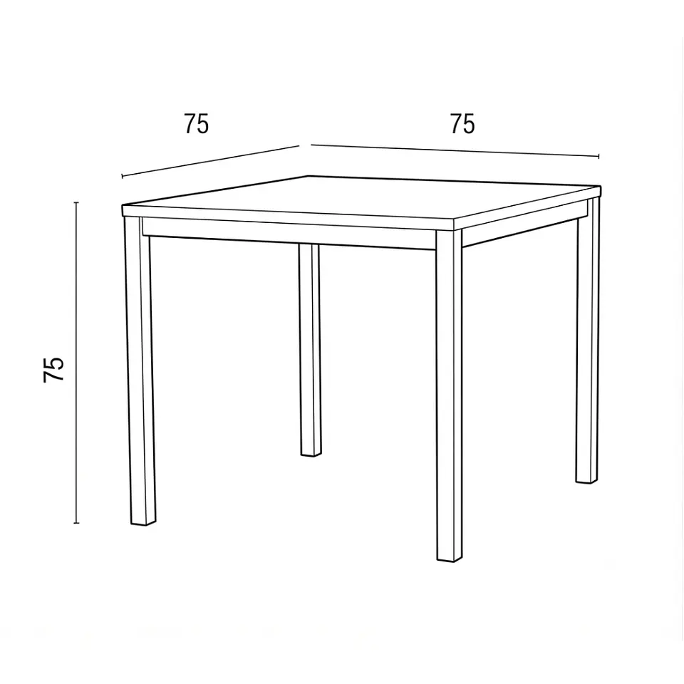 MESA PARIS 75x75x75 2