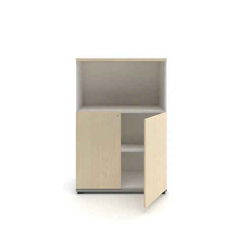 GABINETE MEDIO CON LIBRERO 2 PUERTAS