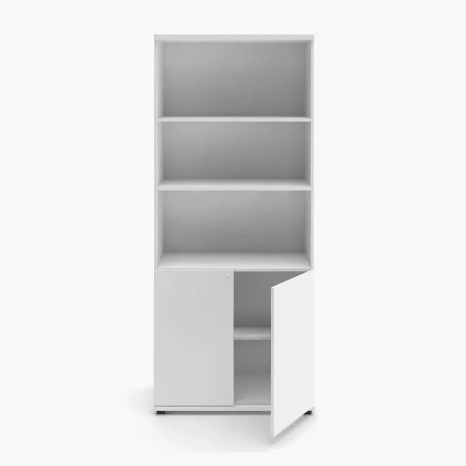 Gabinete Alto con Librero 80x40x190 cm 3
