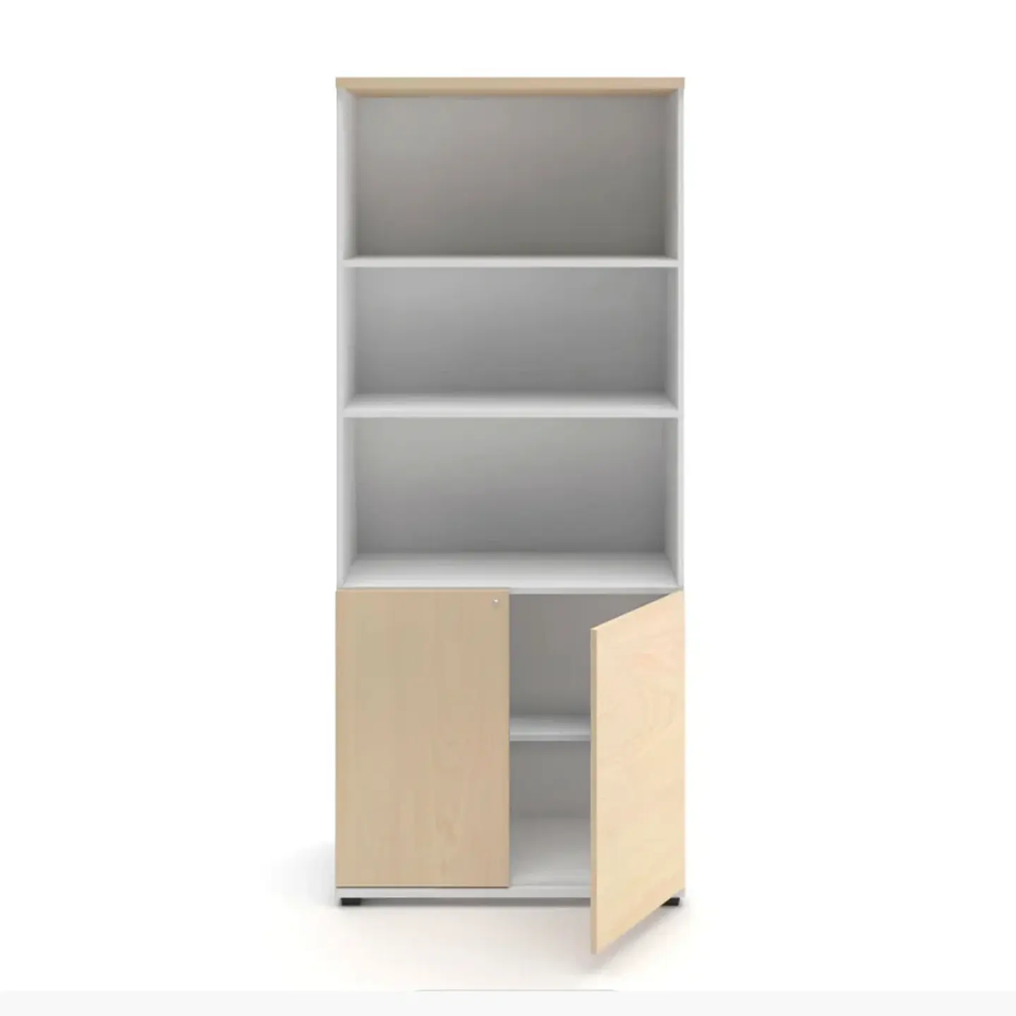 Gabinete Alto con Librero 80x40x190 cm 1