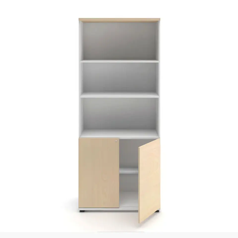 Gabinete Alto con Librero 80x40x190 cm 1