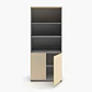 Gabinete Alto con Librero 80x40x190 cm - Miniatura 2