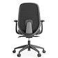 Silla Gerencial Slim Negra - Miniatura 2