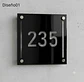 Placa Número Casa Acrílico Personalizada Premium | Diseño Moderno Chile - Modelo Small. - Miniatura 1