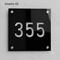 Placa Número Casa Acrílico Personalizada Premium | Diseño Moderno Chile - Modelo Small. - Miniatura 4