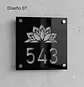 Placa Número Casa Acrílico Personalizada Premium | Diseño Moderno Chile - Modelo Small. - Miniatura 6