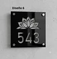 Placa Número Casa Acrílico Personalizada Premium | Diseño Moderno Chile - Modelo Small. - Miniatura 6