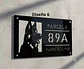 Placa Número Casa Acrílico Personalizada Premium | Diseño Moderno Chile - Modelo Medium - Miniatura 6