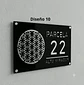 Placa Número Casa Acrílico Personalizada Premium | Diseño Moderno Chile - Modelo Medium - Miniatura 10
