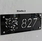 Placa Número Casa Acrílico Personalizada Premium | Diseño Moderno Chileno Horizontal - Miniatura 2