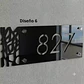 Placa Número Casa Acrílico Personalizada Premium | Diseño Moderno Chileno Horizontal - Miniatura 6