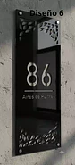 Placa Número Casa Acrílico Personalizada Premium | Diseño Moderno Chileno Vertical - Miniatura 6