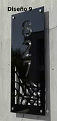 Placa Número Casa Acrílico Personalizada Premium | Diseño Moderno Chileno Vertical - Miniatura 9
