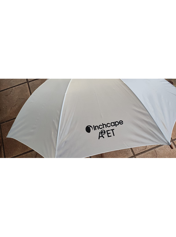 HAGA SU CONSULTA POR STOCK, Pack 10 unidades Paraguas estampado a 1 color con tu logo