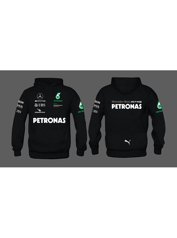 Poleron canguro Petronas Mercedez