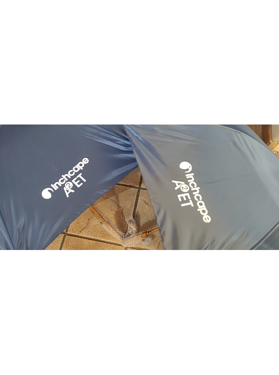 Paraguas ejecutivo, Pack 5 unidades Paraguas estampado a 1 color con tu logo