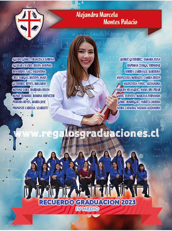 Cuadros de graduación en Santiago