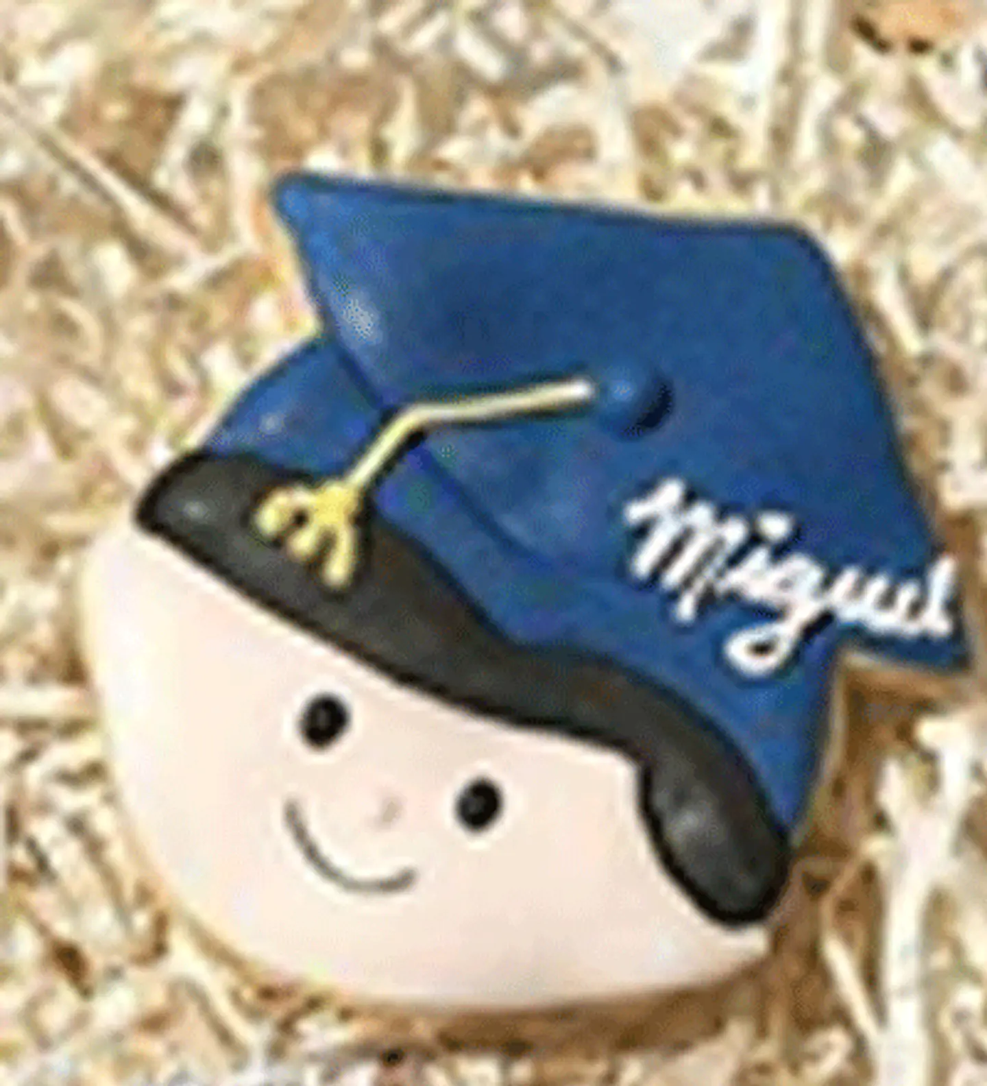 Cortador de galleta graduación, cara de niño 2