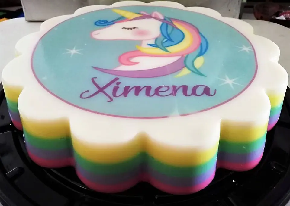 Transfer para gelatina circulo 20cms diámetro 1