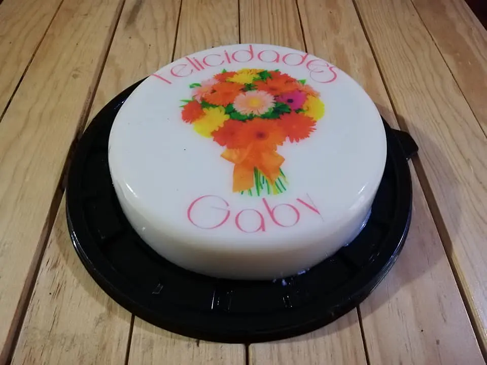 Transfer para gelatina circulo 20cms diámetro 2