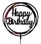 Topper happy birthday circulo - Miniatura 2