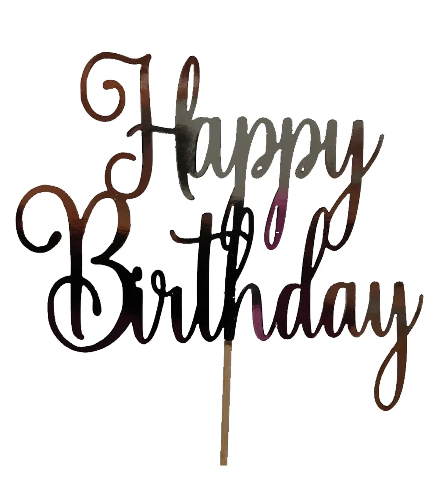 Topper para pastel Happy Birthday 3 2