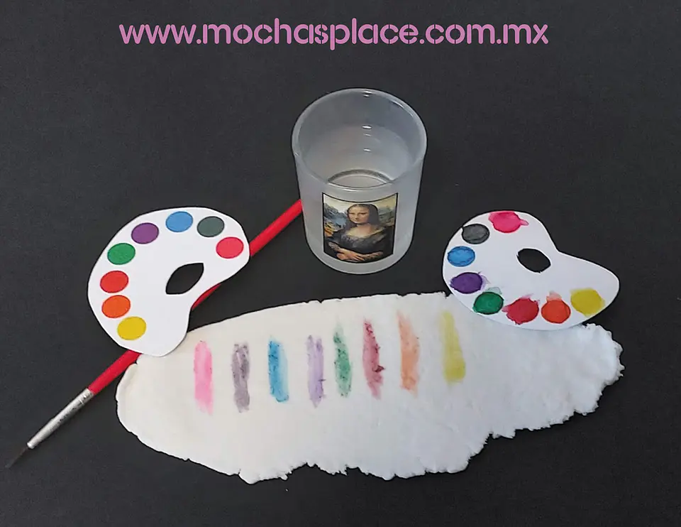 Paleta acuarela pintor 2