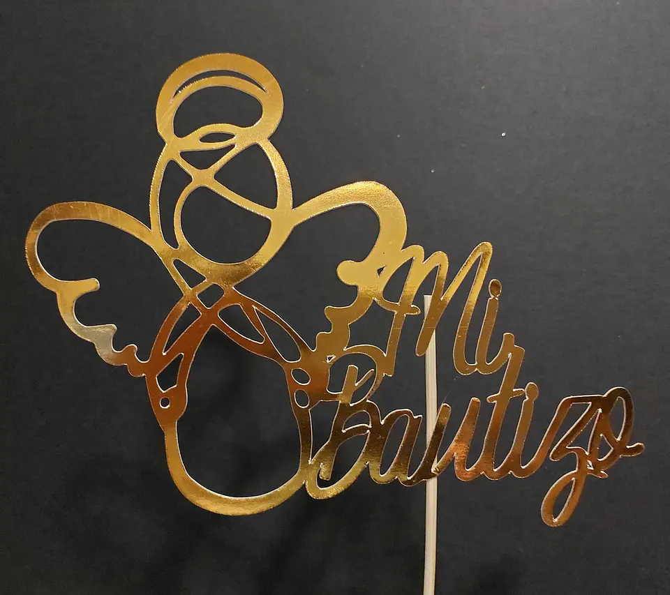 Topper Mi Bautizo  y Angelito 1