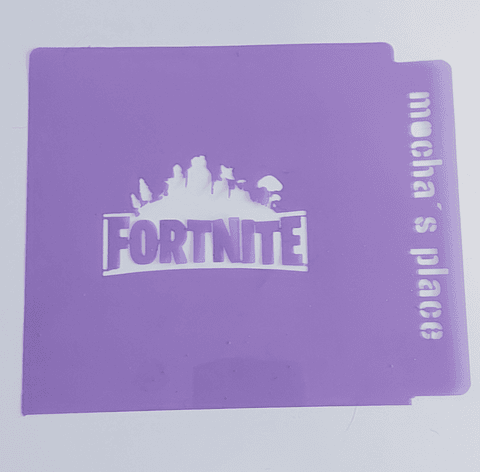 Stencil logo Fort nite