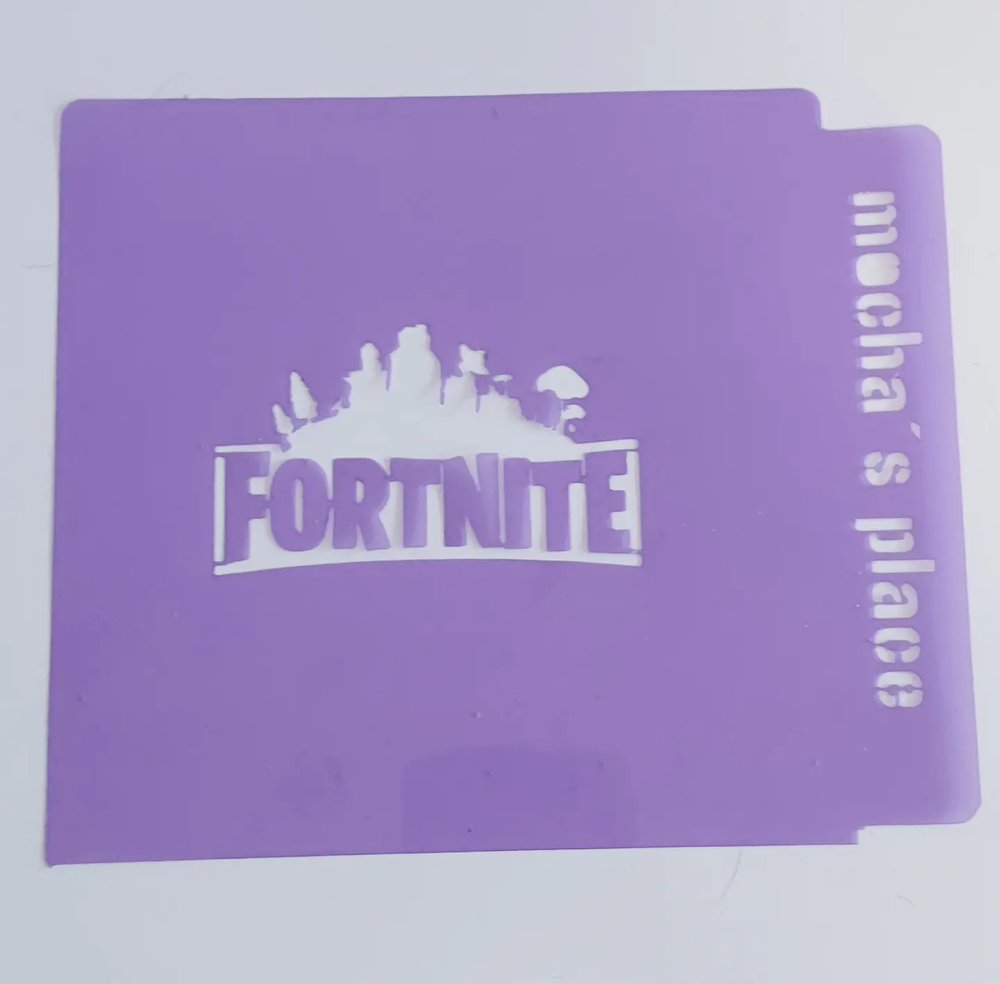 Stencil logo Fort nite 1