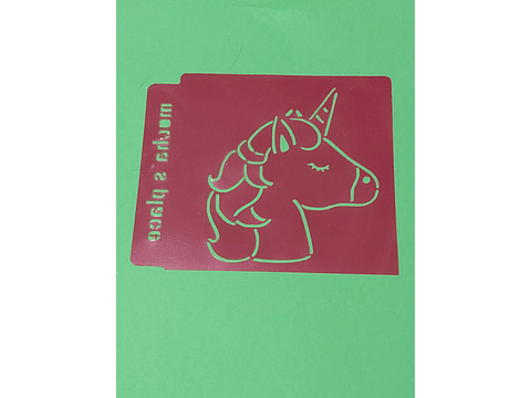 Stencil Unicornio