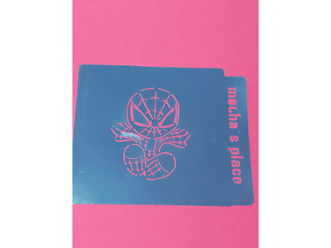 Stencil spiderman